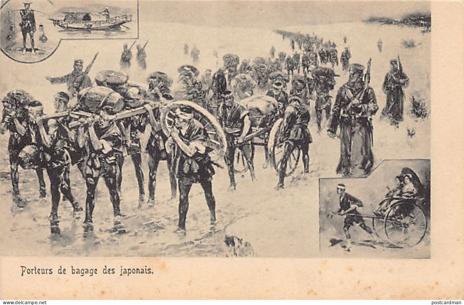 Japan - Russo-Japanese War - Chinese Coolies Of The Japanese Army - Andere & Zonder Classificatie
