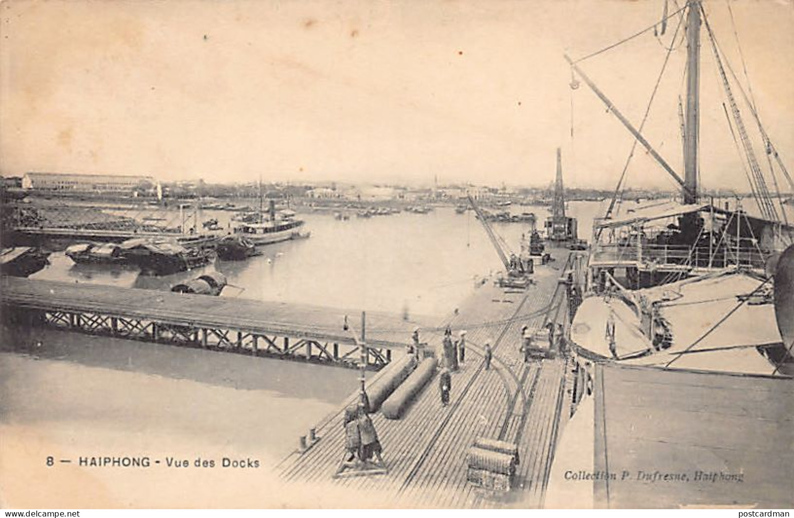 Vietnam - HAIPHONG - Vue Des Docks - Ed. P. Dufresne 8 - Viêt-Nam