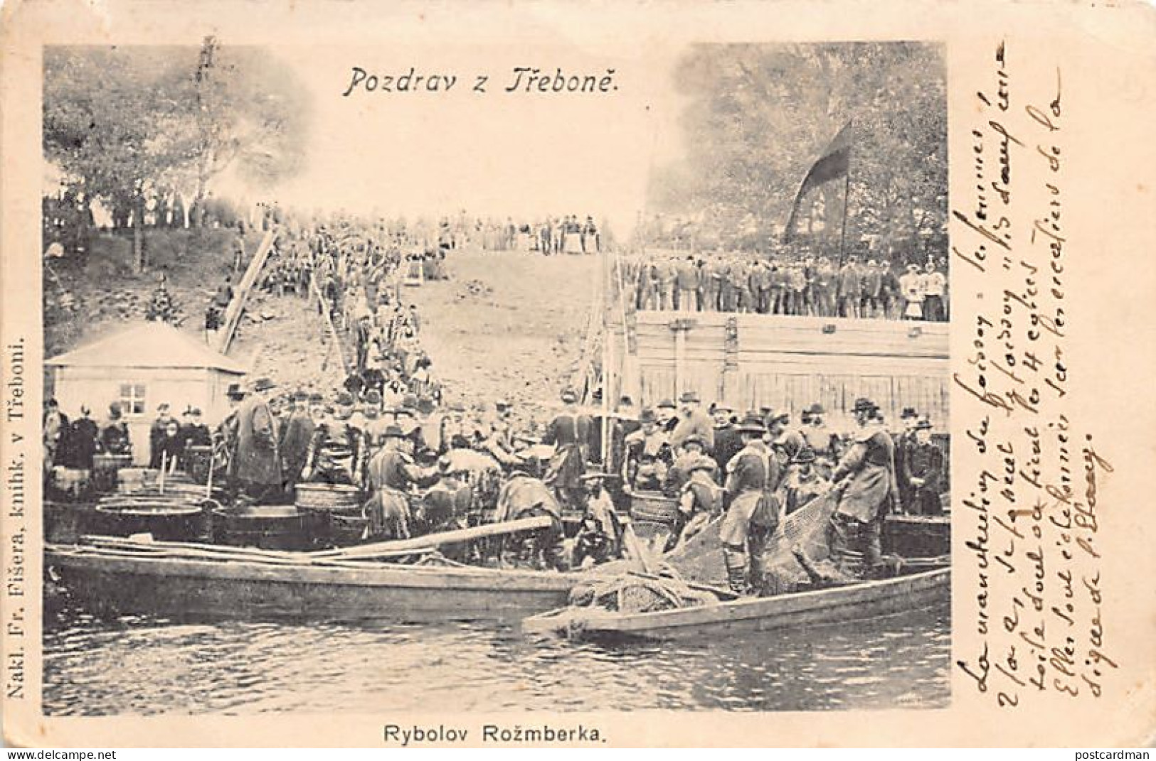 Czech Rep. - TREBON - Rybolov Rozmberka - Publ. Fr. Fisera. - Repubblica Ceca