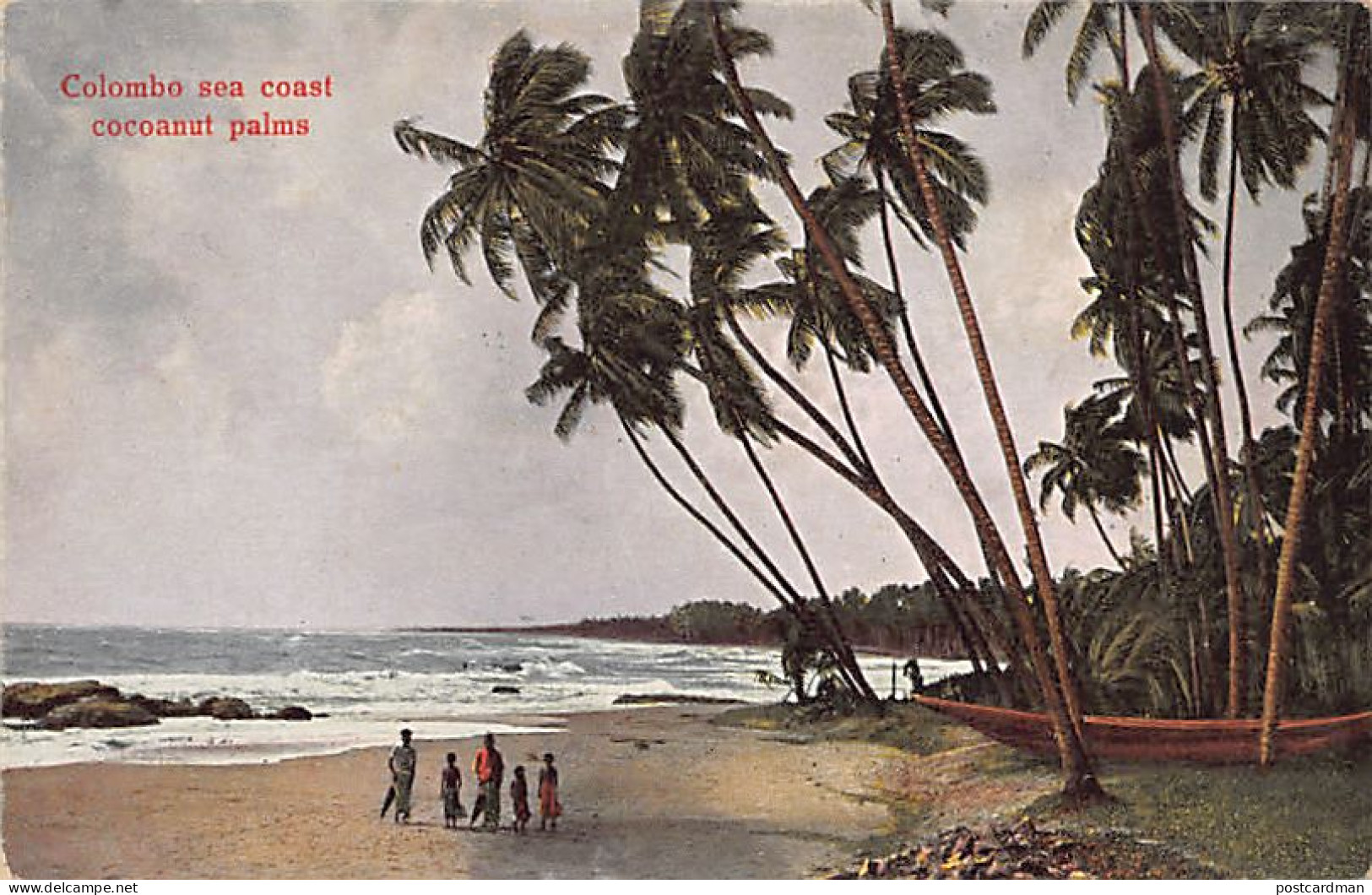 Sri Lanka - Colombo Sea Coast Coconut Palms - Publ. M. B. Uduman - The Travellers Mart 99 - Sri Lanka (Ceylon)