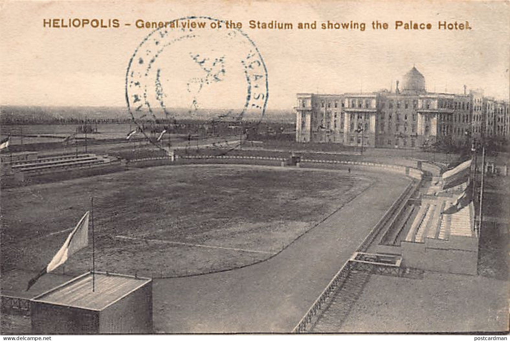 Egypt - HELIOPOLIS - General View Of The Stadium Showing The Palace Hotel - Publ. The Cairo Postcard Trust Serie 601 - Other & Unclassified