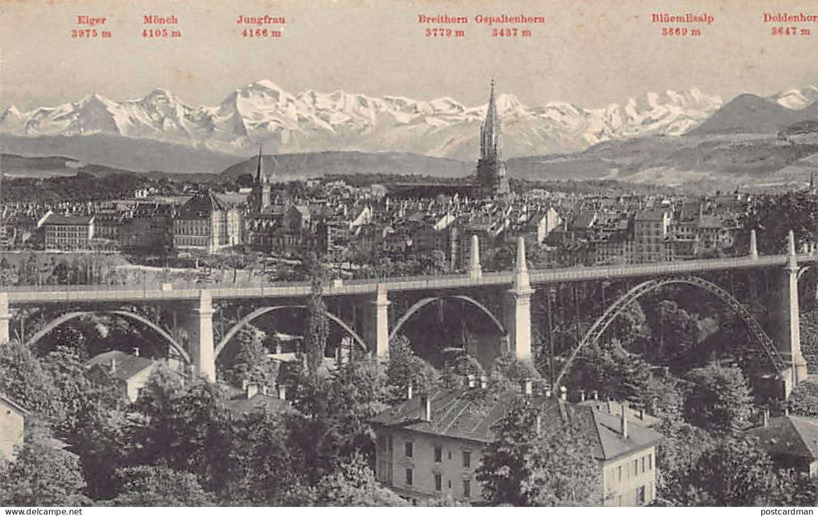BERN - Und Die Alpen - Verlag Photoglob 253 - Bern