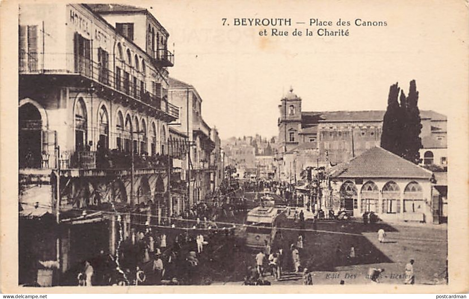 Liban - BEYROUTH - Place Des Caons Et Rue De La Charité - Ed. Deychamps 7 - Lebanon