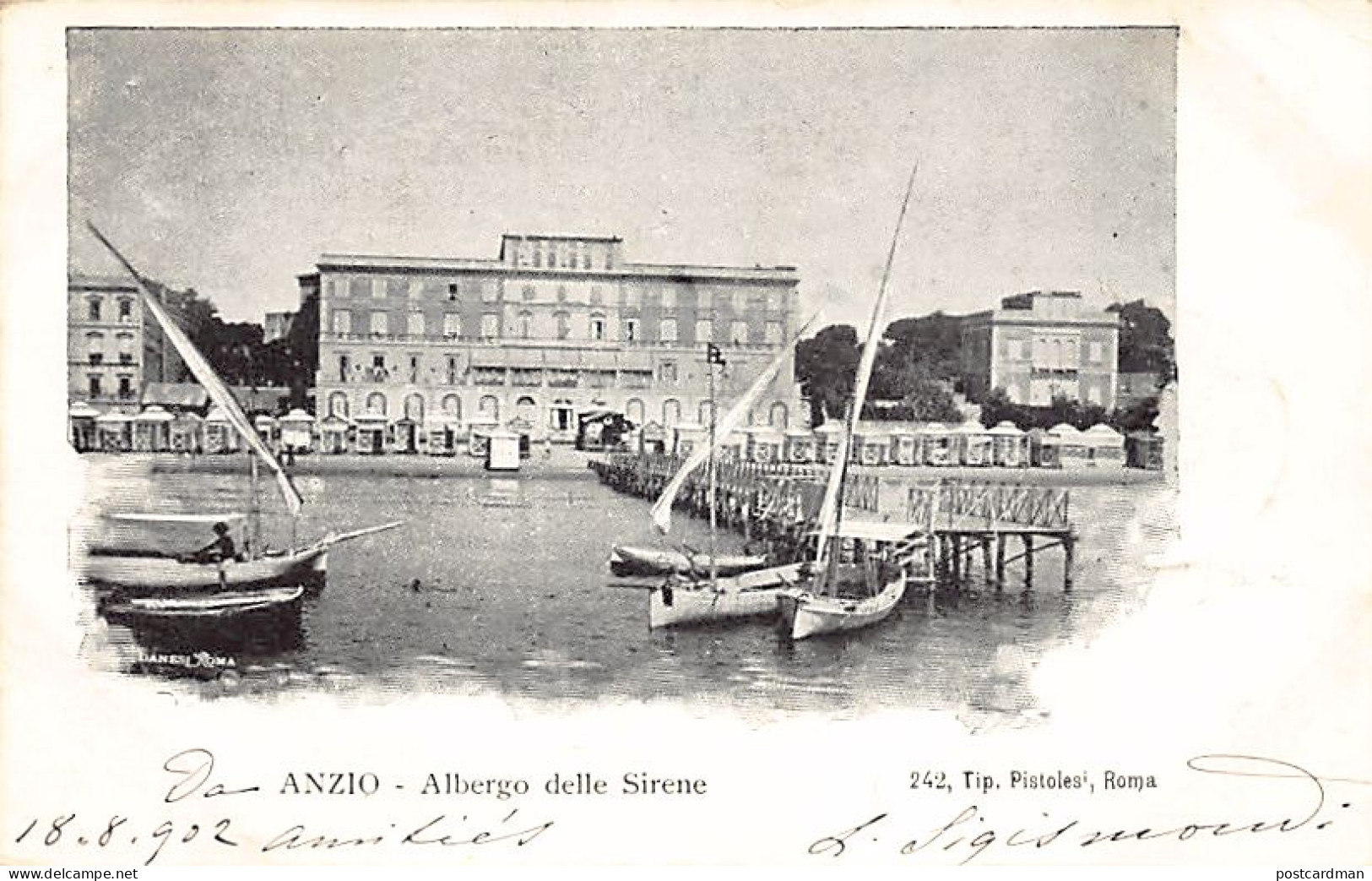 ANZIO (RM) Albergo Delle Sirene - Other & Unclassified