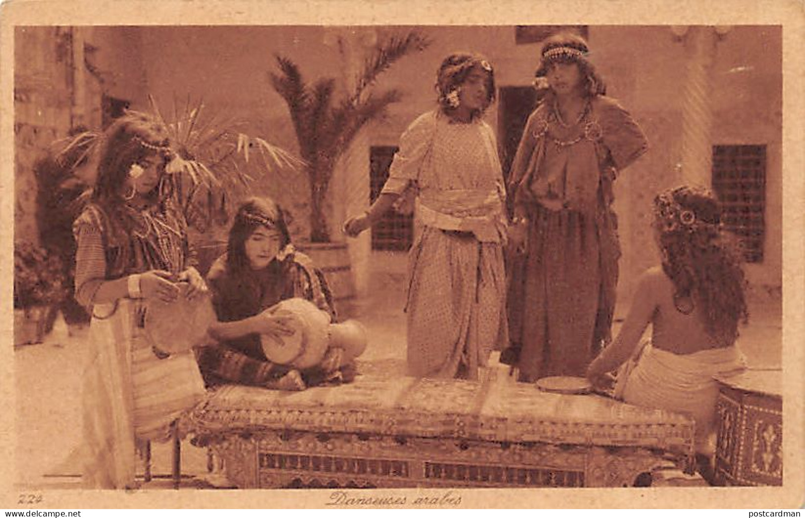 Tunisie - Danseuses Arabes - Ed. Lehnert & Landrock 224 - Tunesië
