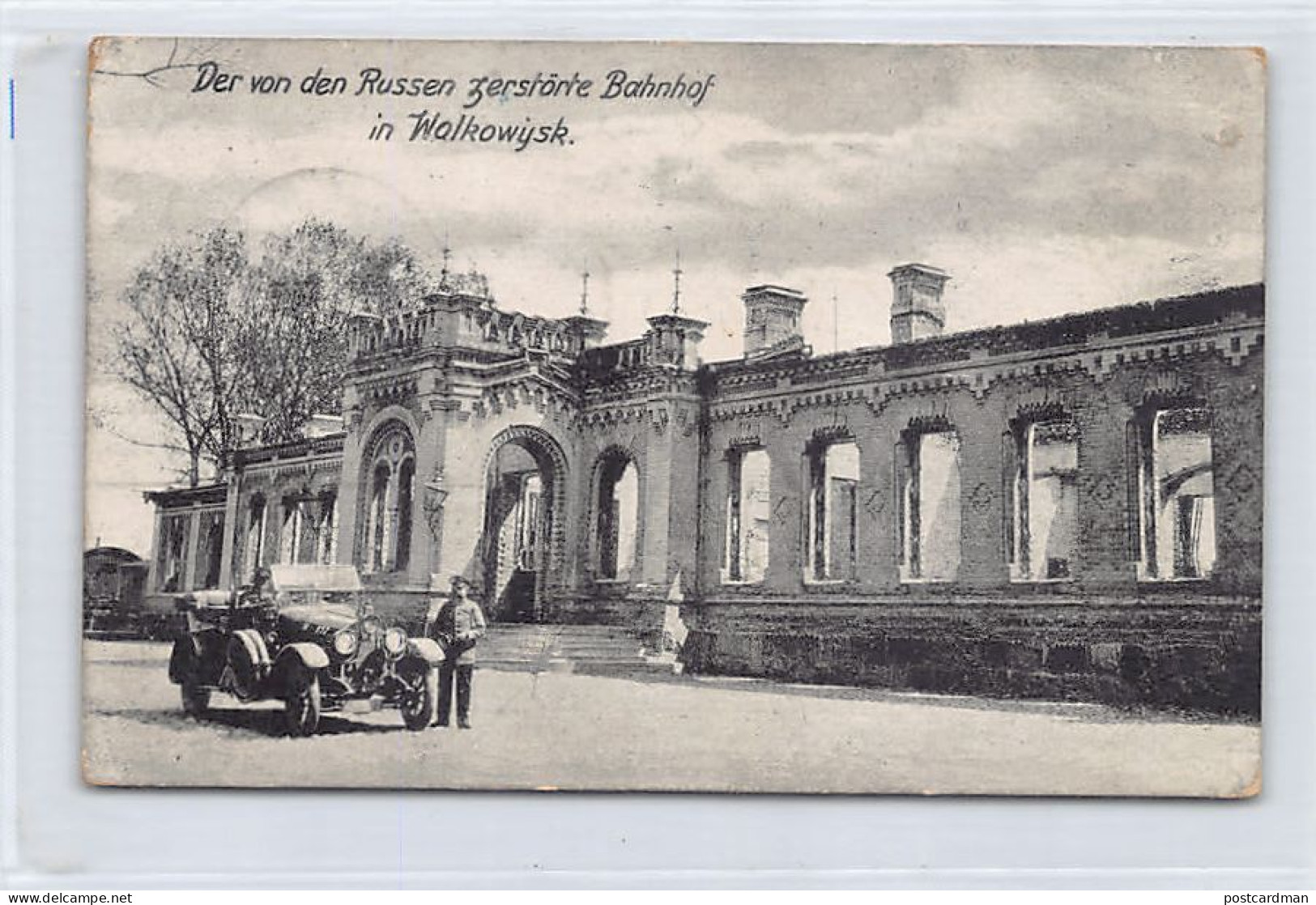 Belarus - VAWKAVYSK Walkowysk - The Destroyed Railway Station - World War One - Publ. G. Stilke  - Wit-Rusland