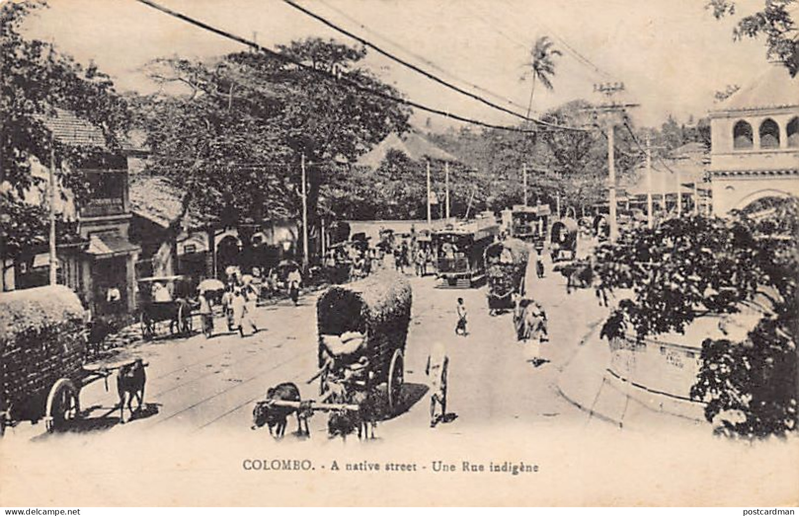 Sri Lanka - COLOMBO - A Native Street - Publ. H. Grimaud  - Sri Lanka (Ceylon)