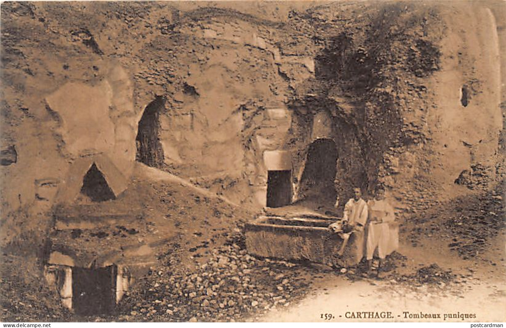 CARTHAGE - Tombau Puniques - Ed. Lehnert & Landrock 159 - Tunesië