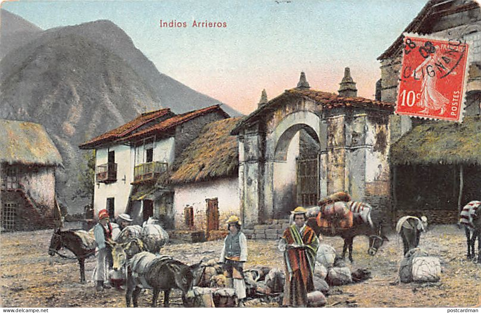 Perú - Indios Arrieros - Ed. E. Polack-Schneider 2229 - Peru