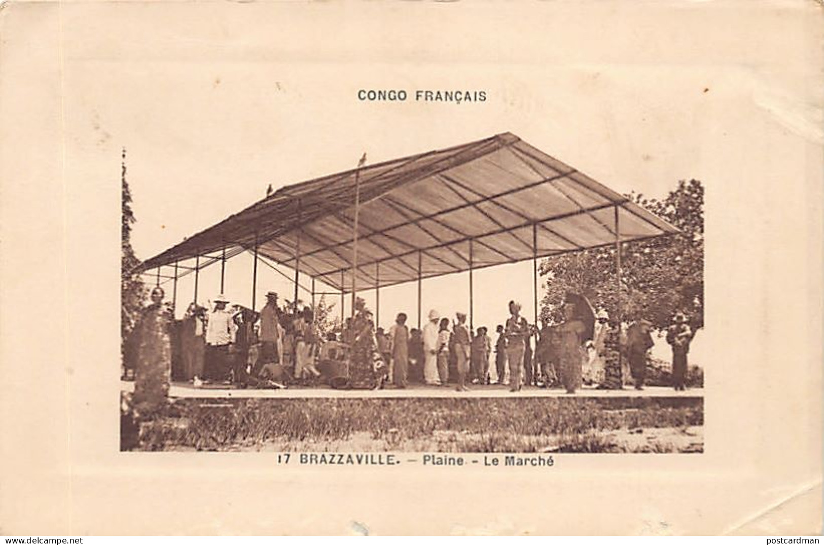 Congo - BRAZZAVILLE - Plaine - Le Marché - VOIR LES SCANS POUR L'ÉTAT - Ed. H. Clément 17 - Other & Unclassified