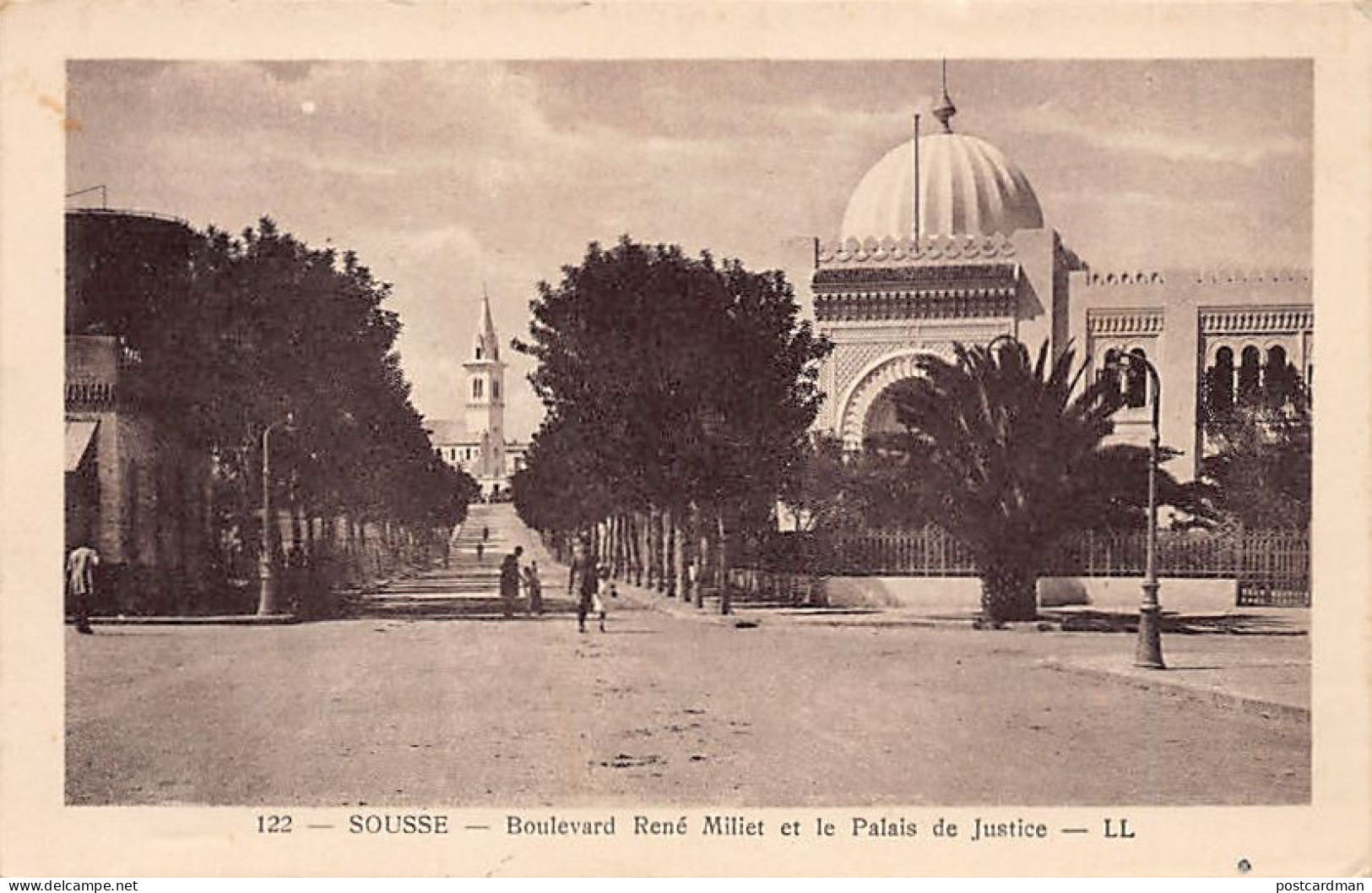 SOUSSE - Boulevard René Miliet Et Le Palais De Justice - Tunisie