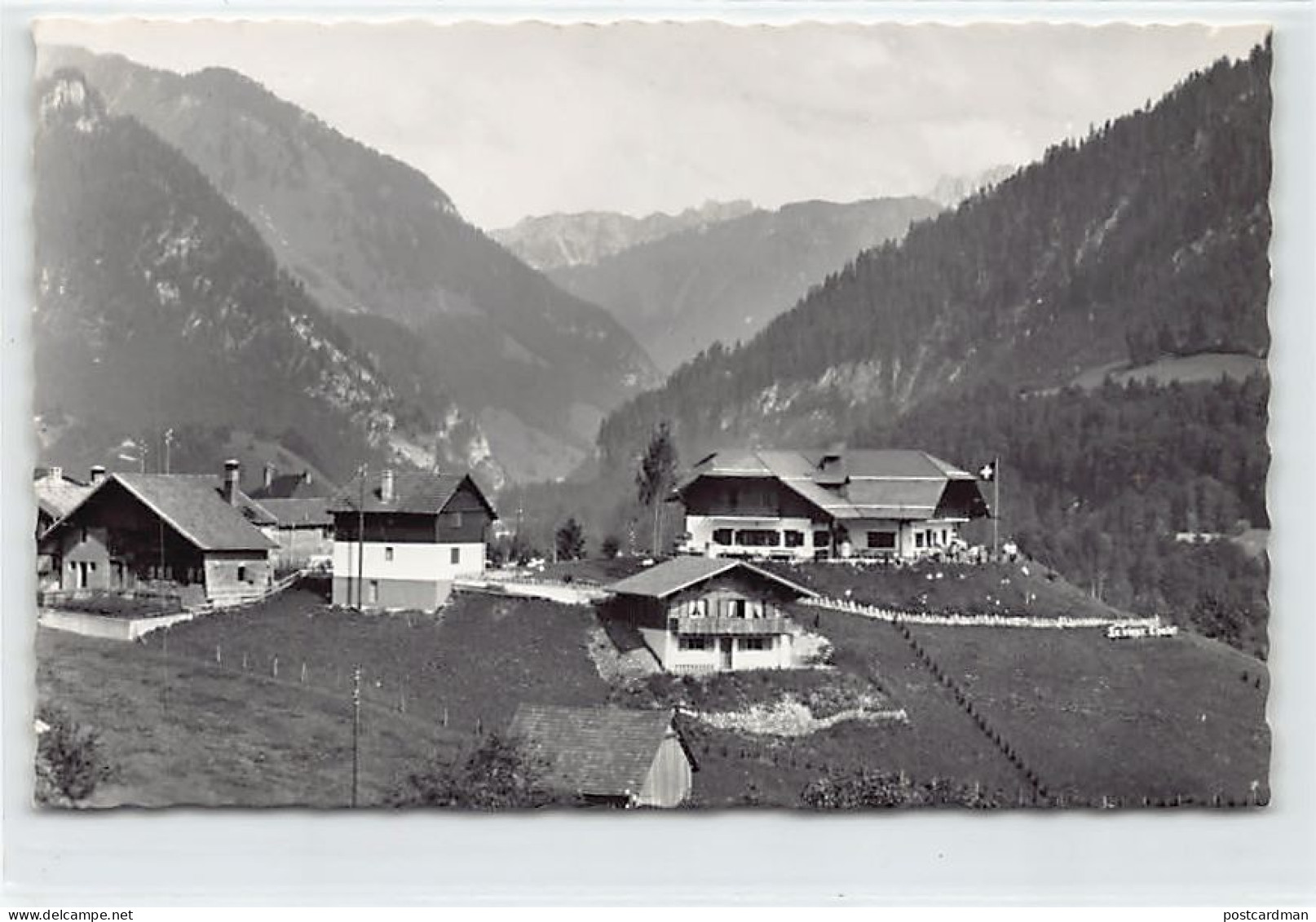 CRÉSUZ (FR) Le Vieux-Chalet Et Les Gastlosen - Ed. S. Glasson 8470 - Crésuz