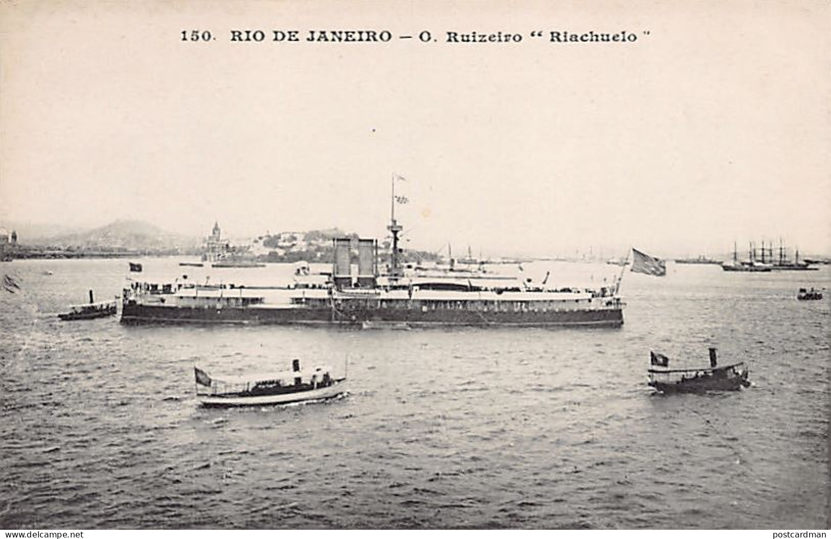 BRASIL Brazil - RIO DE JANEIRO - Cruzeiro Riachuelo - Ed. Messageries Maritimes 150 - Rio De Janeiro