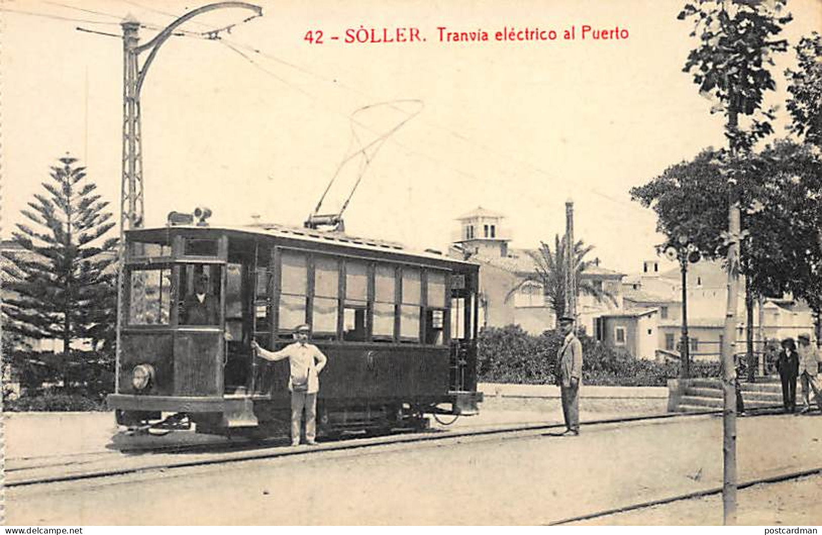 SOLLER Baleares - Tranvia Eléctrico Al Puerto - Ed. La Artistica 42. - Autres & Non Classés
