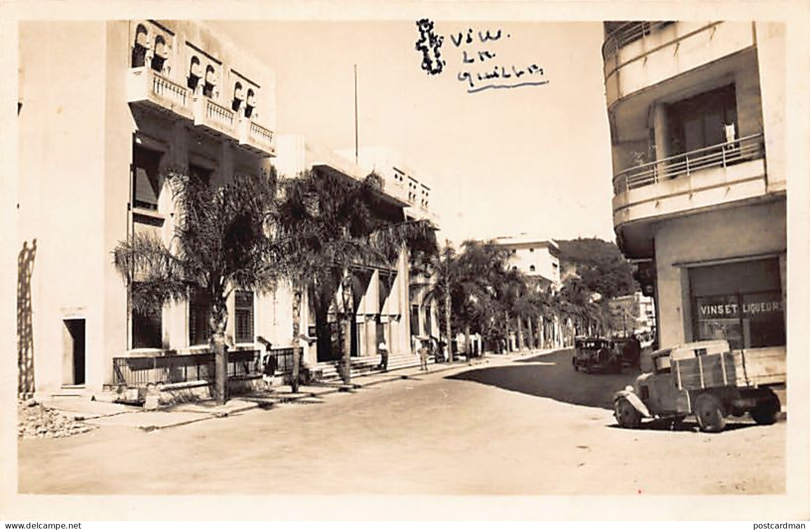 Algérie - SKIKDA Philippeville - Avenue De La République Et La Poste - Ed. Sapho 7 - Skikda (Philippeville)