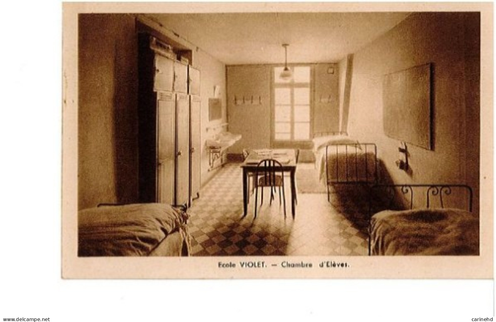 PARIS - Ecole VIOLET - Chambre D'élèves - Enseignement, Ecoles Et Universités