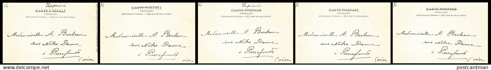 BRUXELLES - 75ème anniversaire de l'Indépendance - Grand Cortège Historique - Série de 30 cartes postales - Ed. Lagaert