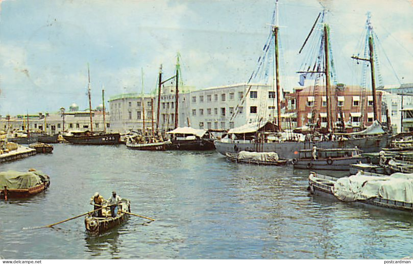 Barbados - BRIDGETOWN - On The Wharf - Publ. Hannau  - Barbados (Barbuda)
