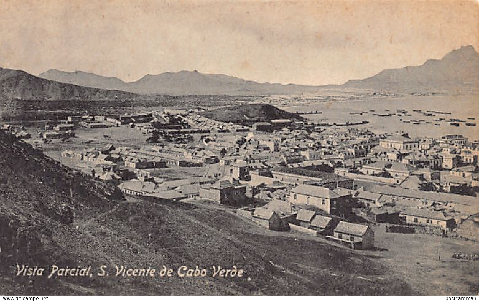 Cabo Verde - São Vicente - Vista Parcial - Ed. Bazar Oriental De Augusto Figueira - Kaapverdische Eilanden