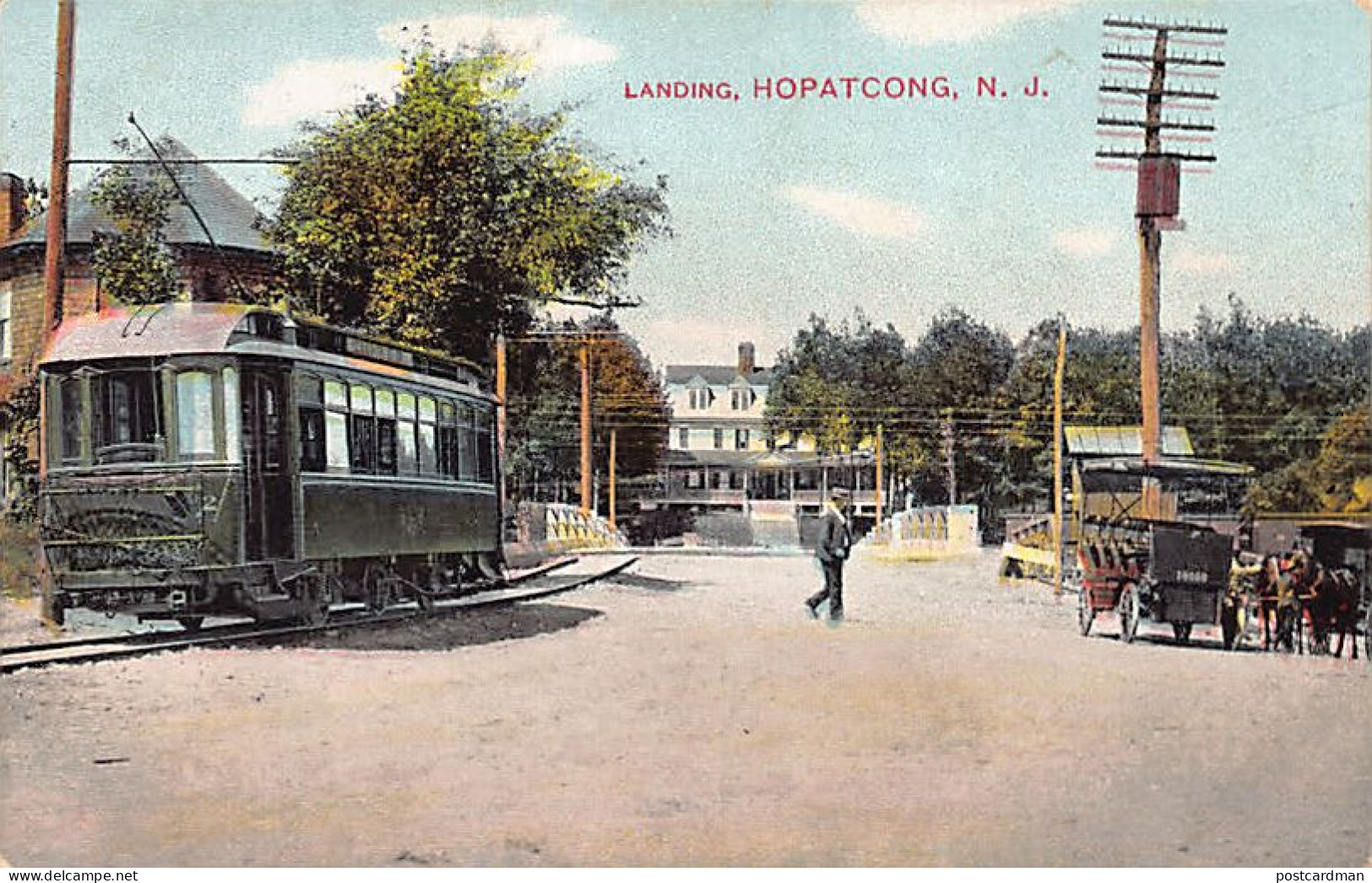Usa - HOPATCONG (NJ) Streetcar - Tram - Landing - Andere & Zonder Classificatie