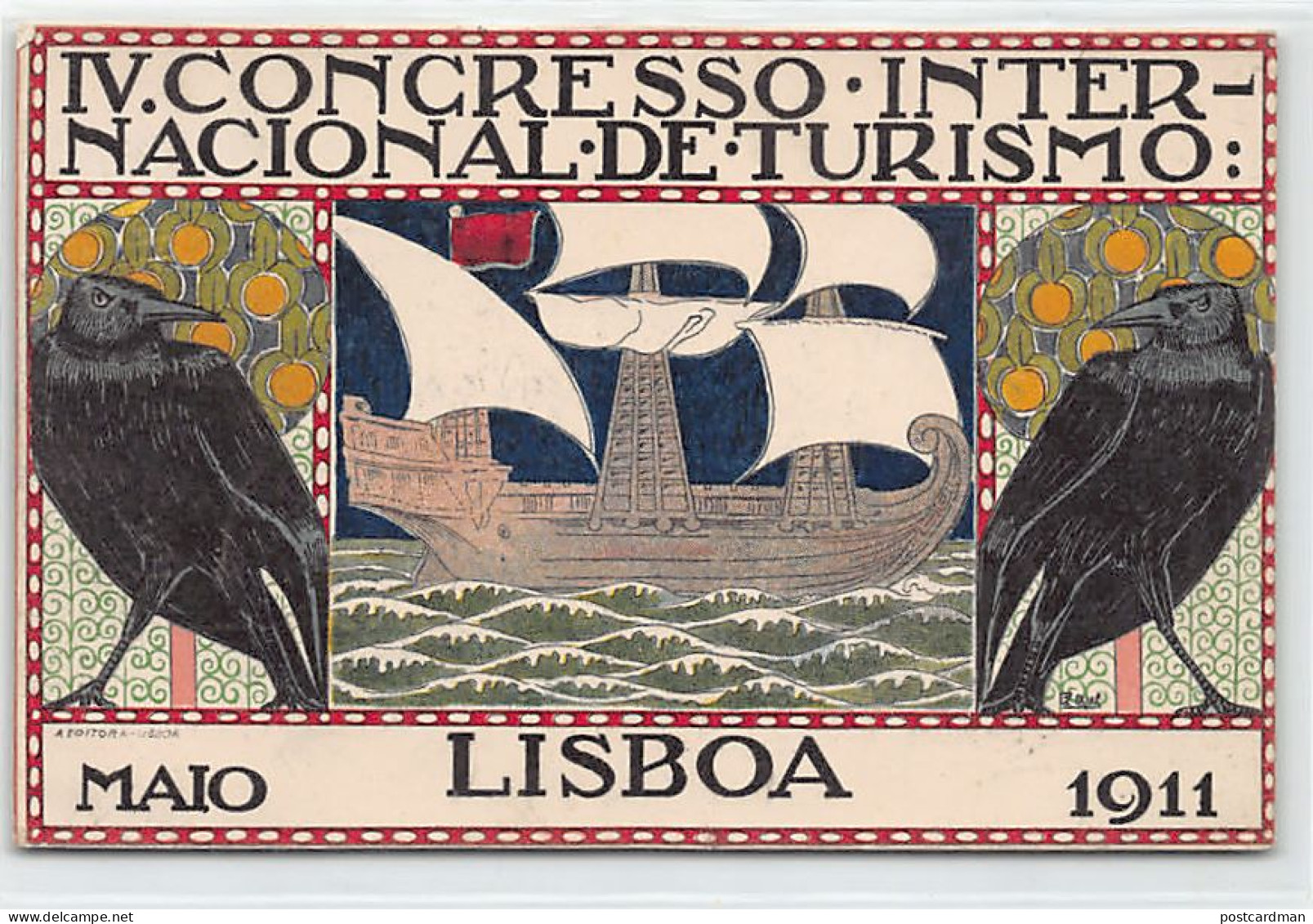 Portugal - LISBOA - IV. Congresso Internacional De Turismo Maio 1911 - Lisboa