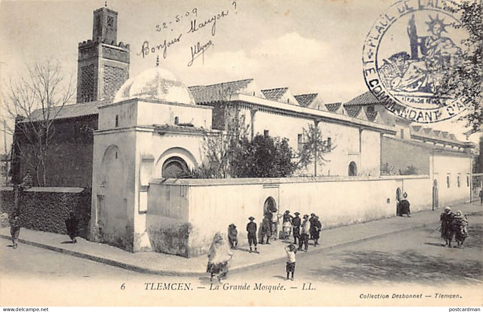 Algérie - TLEMCEN - La Grande Mosquée - Ed. L.L. - Collection Desbonnet 6 - Tlemcen