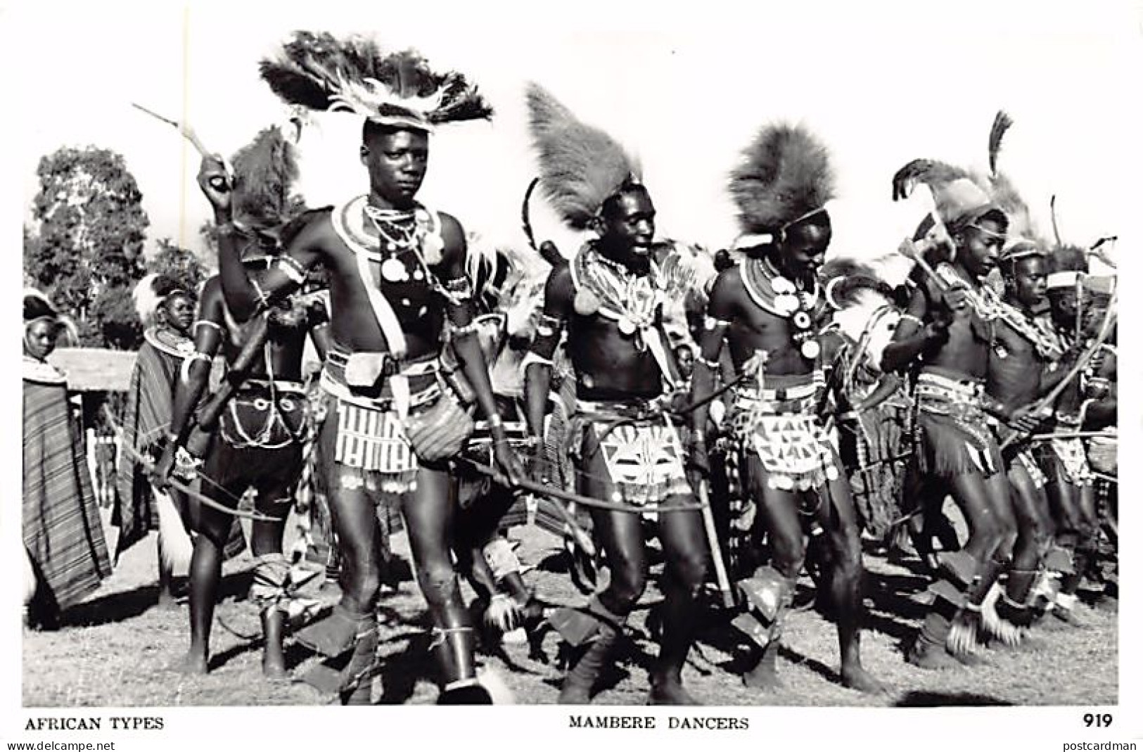 Kenya - African Types - Mambere Dancers - Publ. S. Skulina - Pegas Studio - Africa In Pictures 919 - Kenya