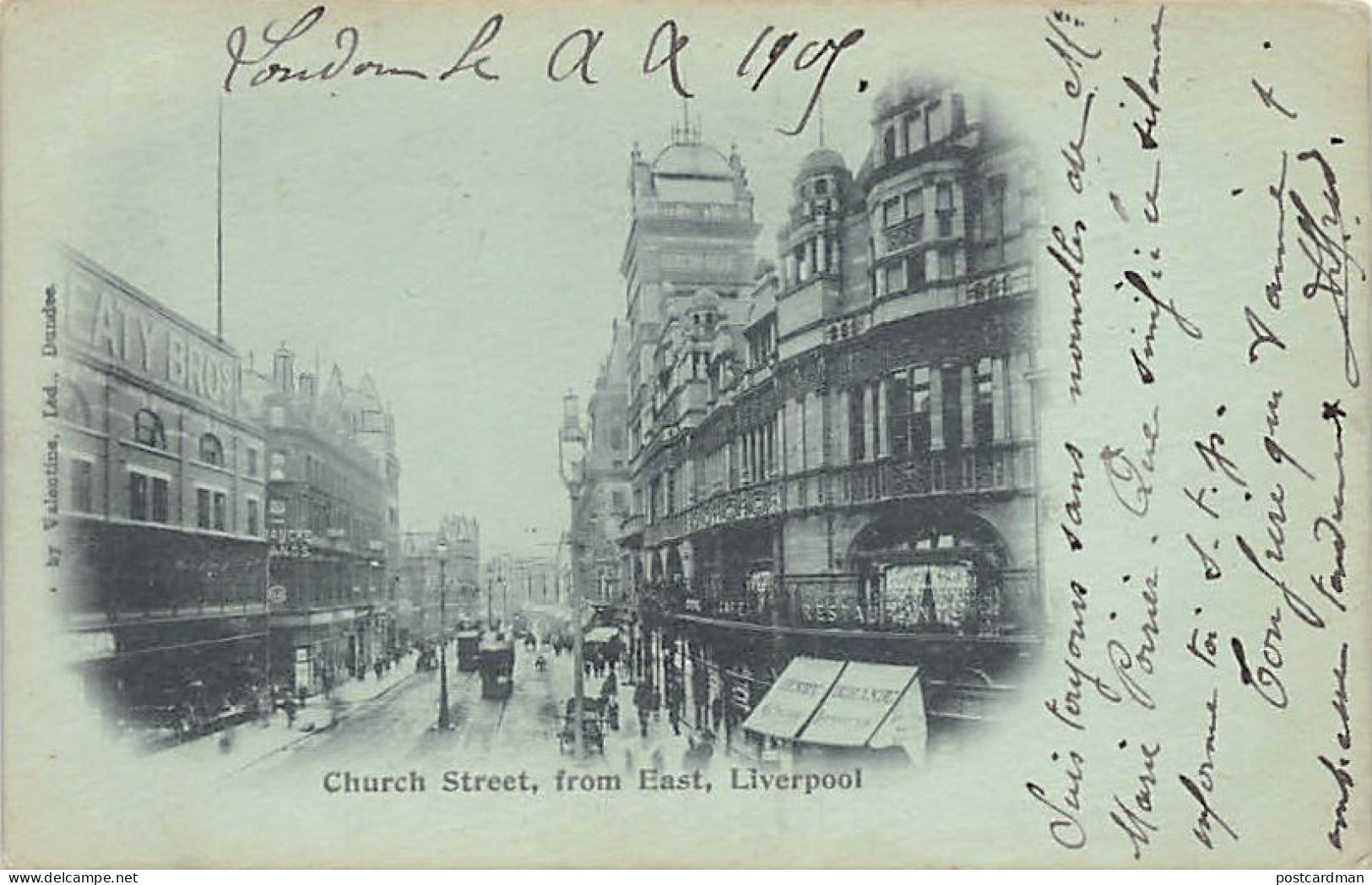 England - LIVERPOOL (Lancs) Church Street From East - Liverpool
