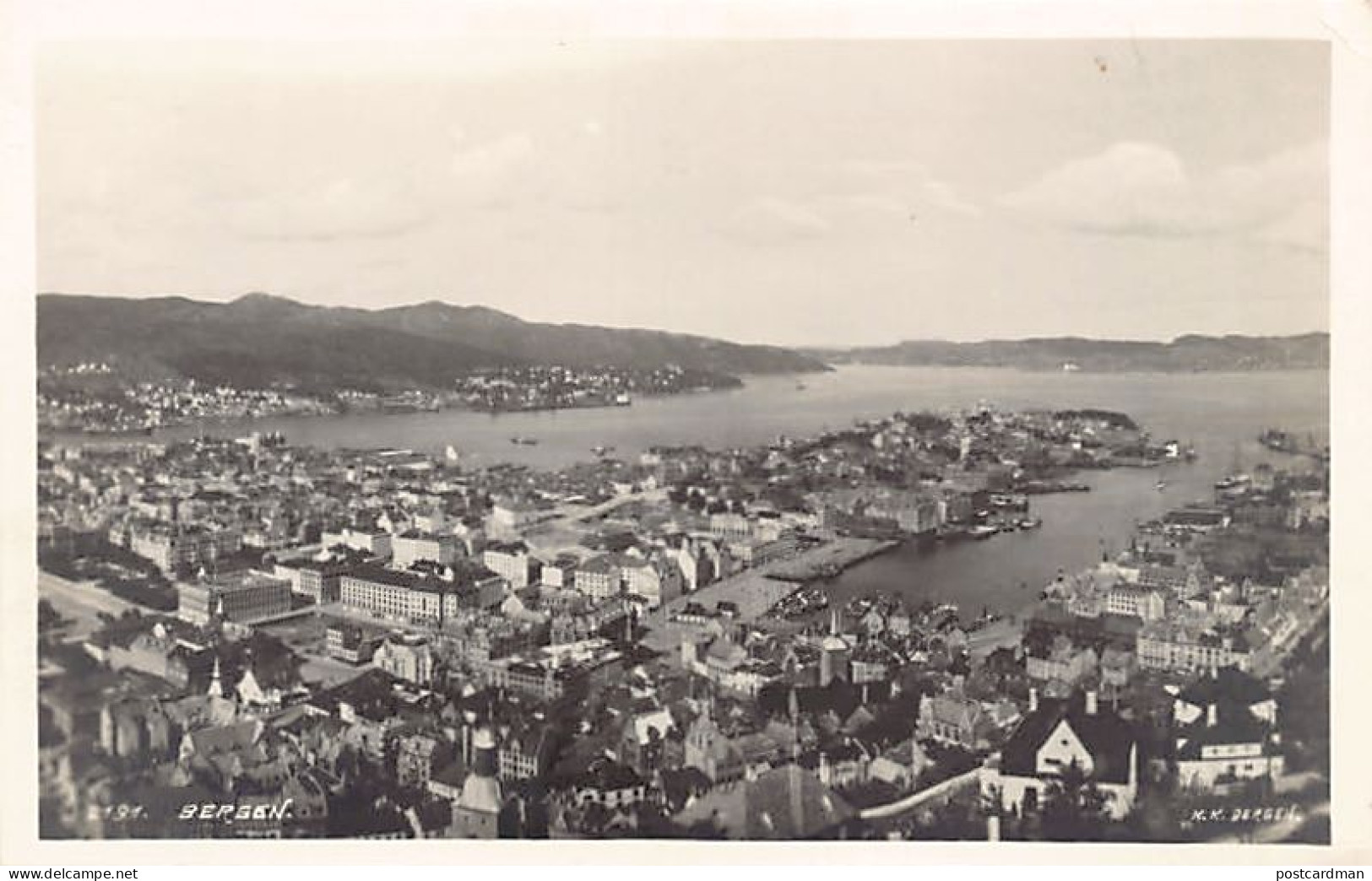 Norway - BERGEN - Panorama - Publ. K.K. 2191 - Norvegia