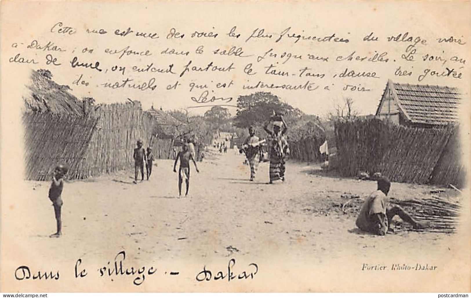 Sénégal - DAKAR - Dans Le Village - Ed. Fortier  - Senegal