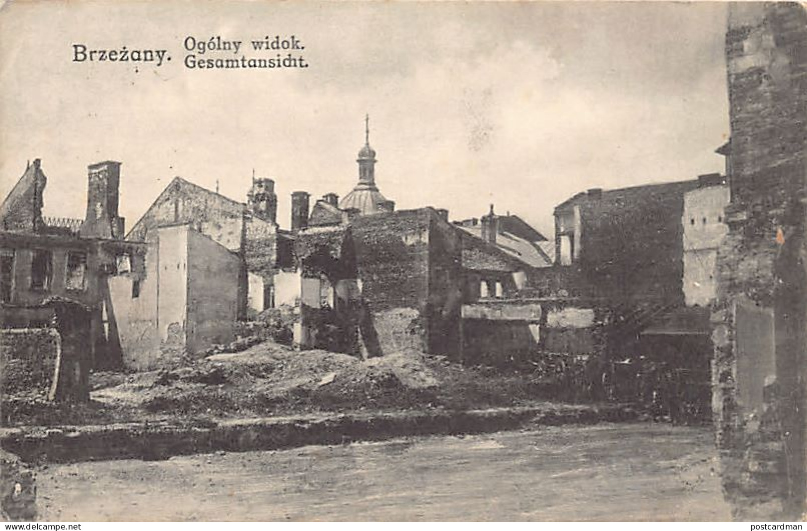 Ukraine - BEREZHANY Brzeżany - General View - World War One - Publ. Unknown  - Ukraine