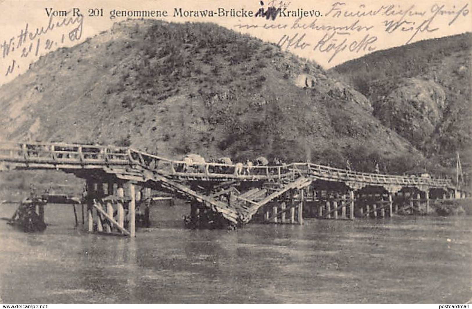 Serbia - KRALJEVO - Bridge On Morava River Durign World War One - Serbia