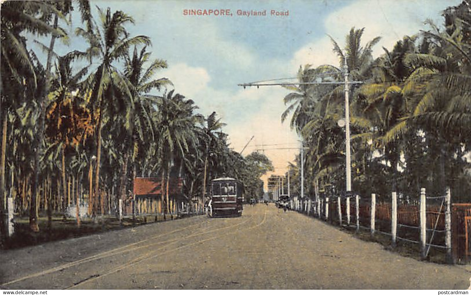 Singapore - Gayland Road - Streetcar - Publ. Max H. Hilckes 205 - Singapore