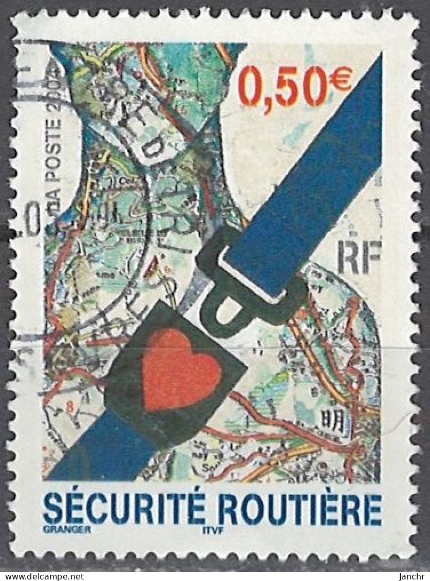 France Frankreich 2004. Mi.Nr. 3803, Used O - Usados