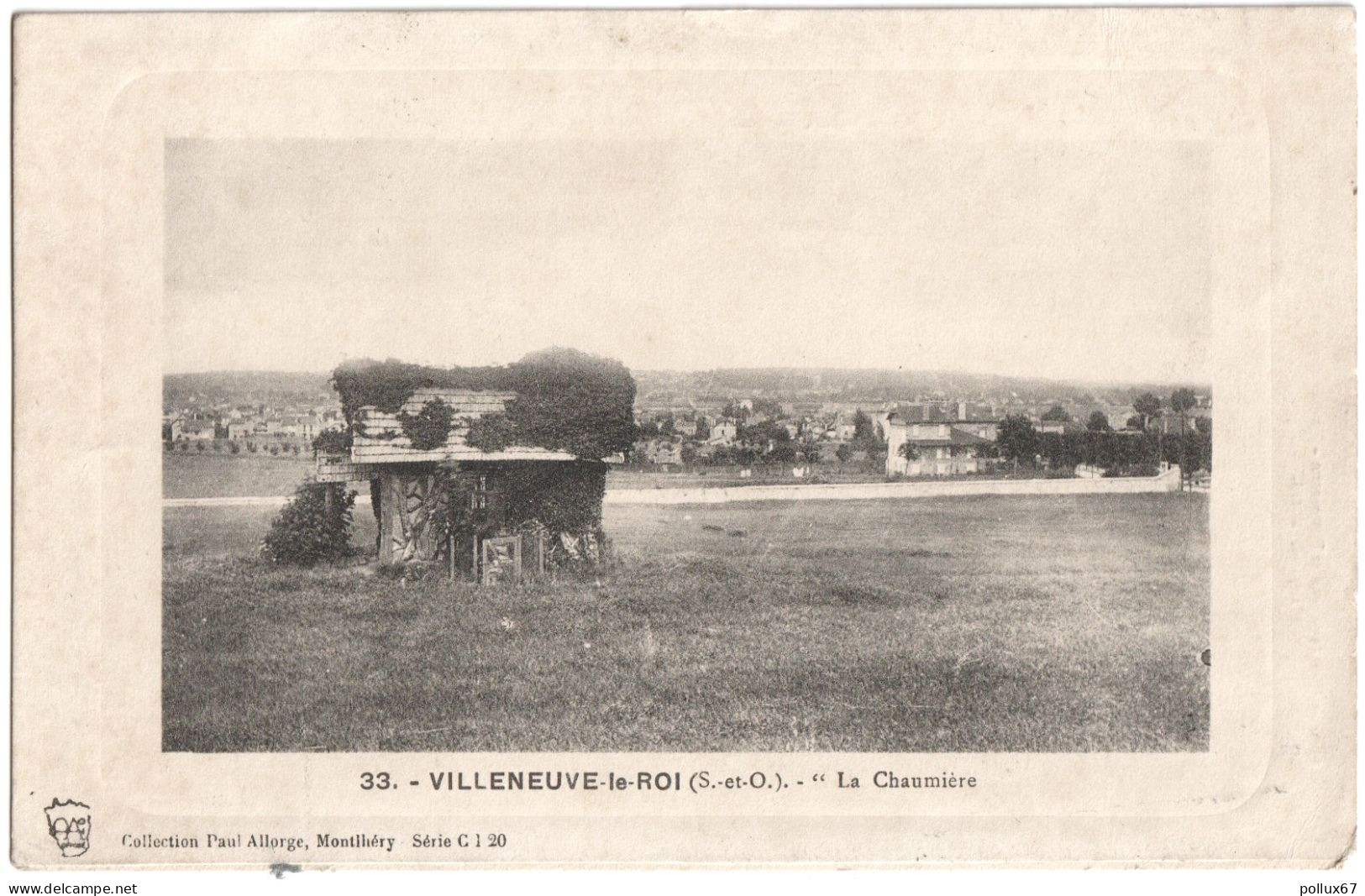 CPA DE VILLENEUVE-LE-ROI  (VAL DE MARNE)  LA CHAUMIÈRE - Villeneuve Le Roi