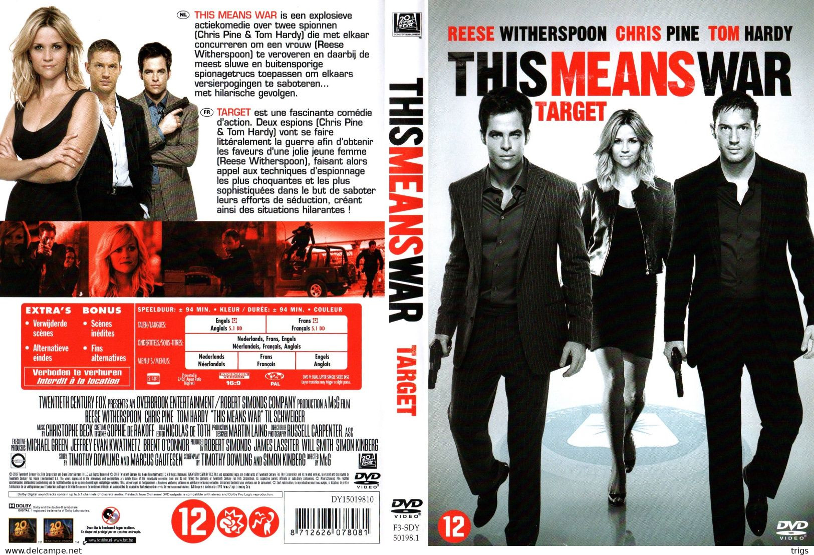 DVD - This Means War - Commedia