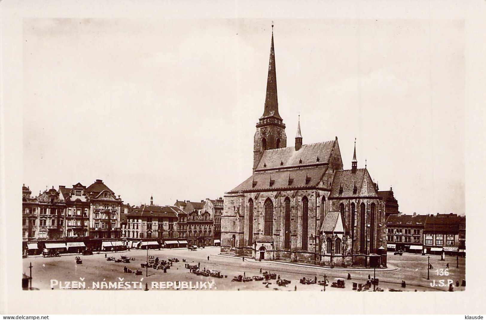 Pilsen (PLZEŇ. NÁMĚSTÍ) - REPUBLIKY (Platz Der Republick) - Böhmen Und Mähren