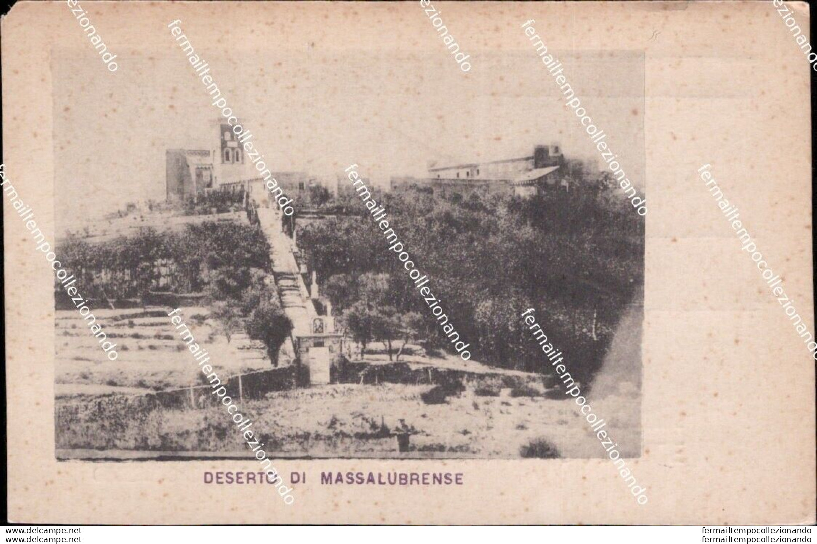Am762 Cartolina Deserto Di Massalubrense Napoli Campania - Napoli (Napels)