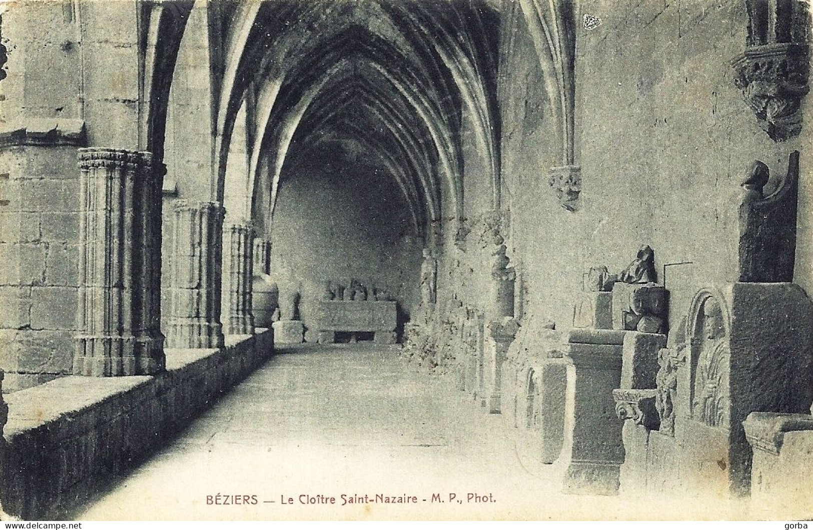 *CPA  - 34 - BEZIERS - Le Cloître Saint-Nazaire - Beziers