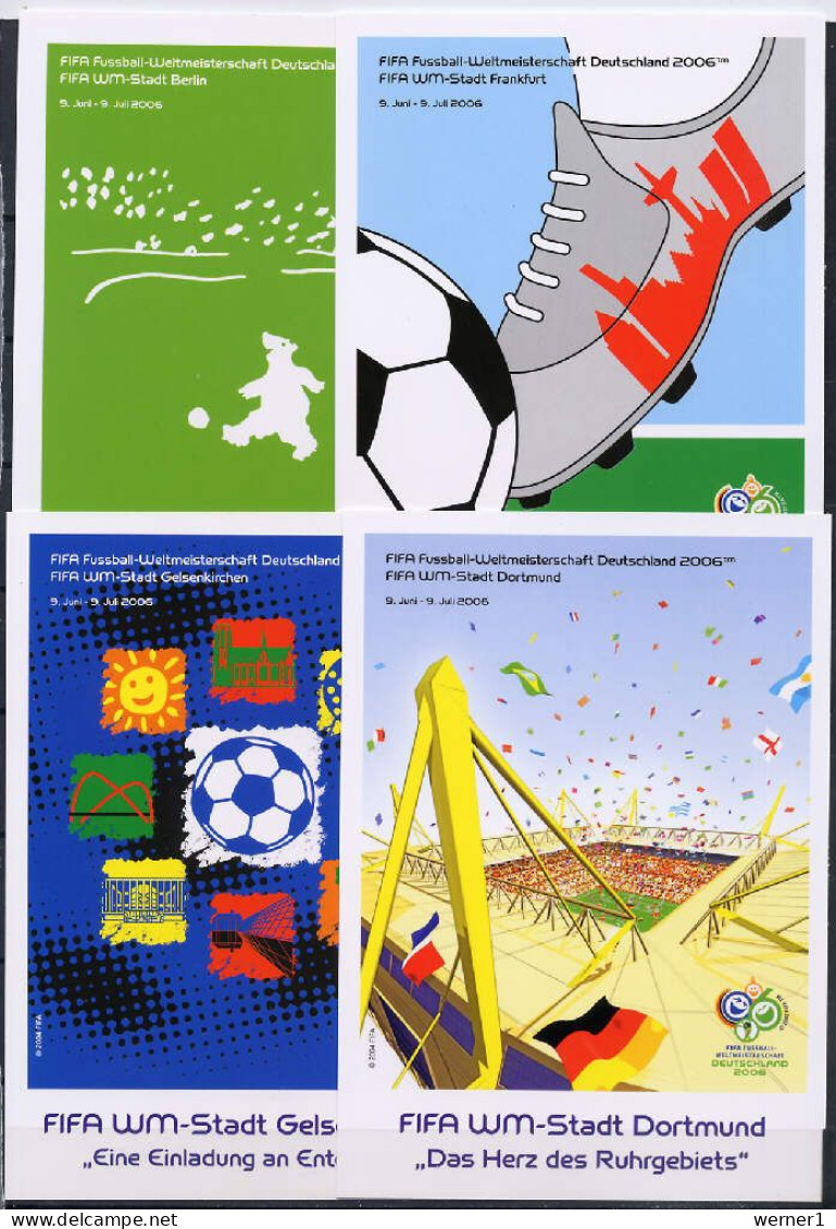 Germany 2006 Football Soccer World Cup Set Of 12 Commemorative Postcards - 2006 – Germania