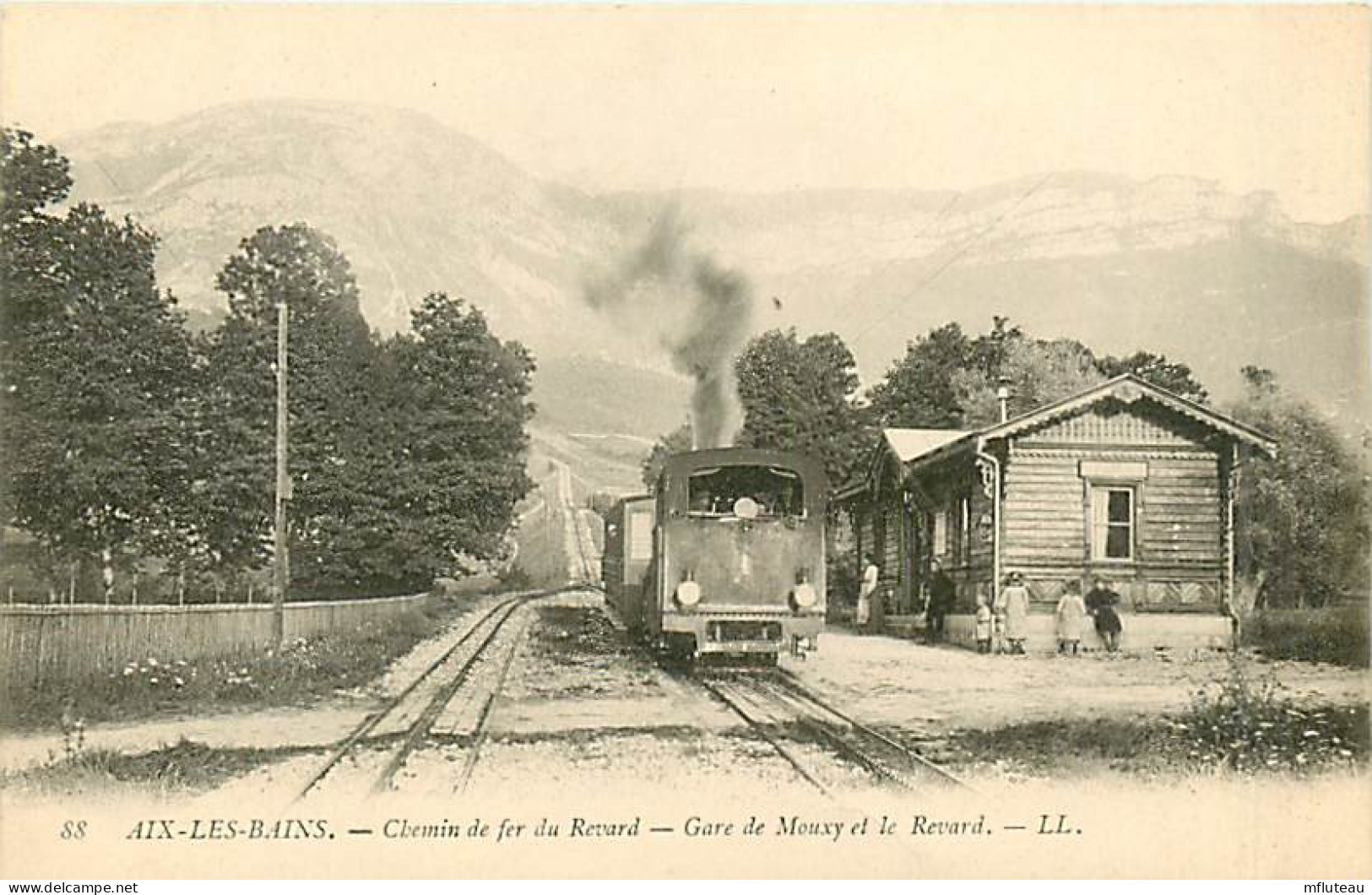 73* AIX LES BAINS  Chemin De Fer Du  Revard  - Gare De Mouxy     MA108,0498 - Aix Les Bains