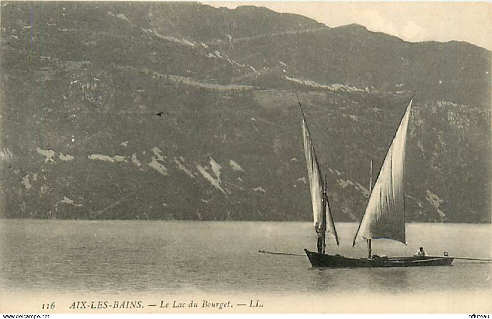 73* LE BOURGET Lac  - Barque       MA108,0408 - Le Bourget Du Lac