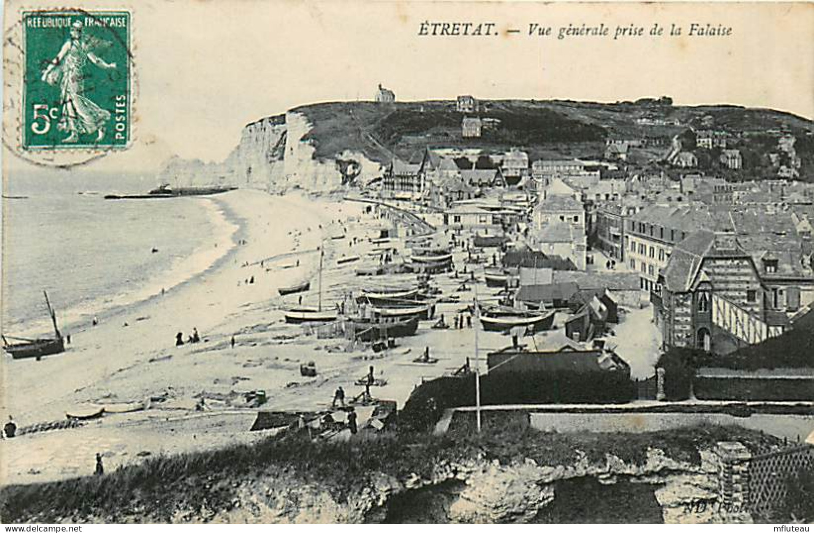 76* ETRETAT Vue  Plage      MA108,1176 - Etretat