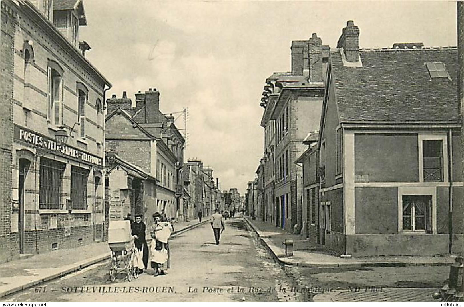 76* SOTTEVILLE LES ROUEN Rue De La Republique – Poste      MA108,0944 - Sotteville Les Rouen