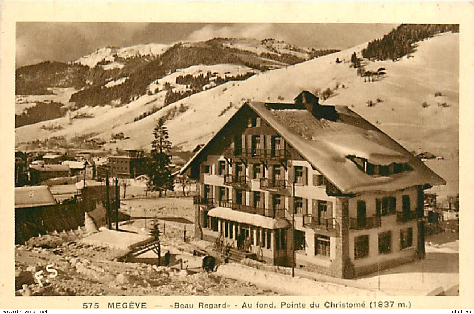 74* MEGEVE « beau Regard »      MA108,0660 - Megève