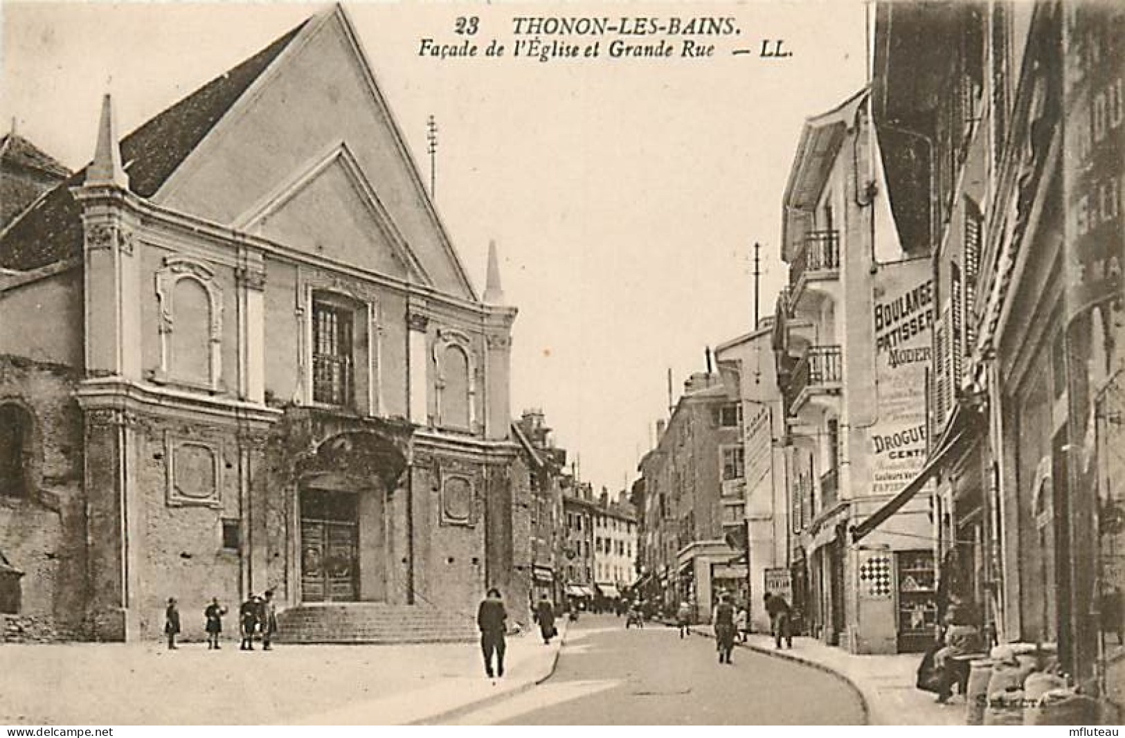 74* THONON LES BAINS   Facade Eglise     MA108,0607 - Thonon-les-Bains