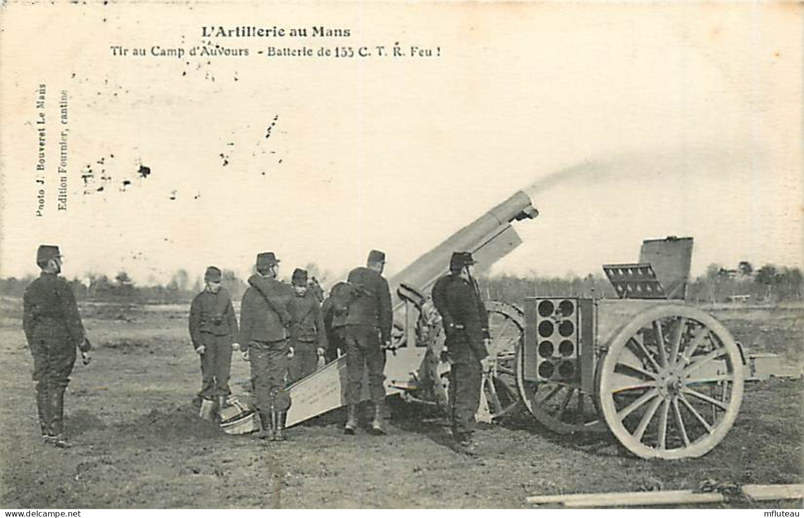 72* AUVOUR  Camp – Batterie De 155      MA108,1379 - Manoeuvres