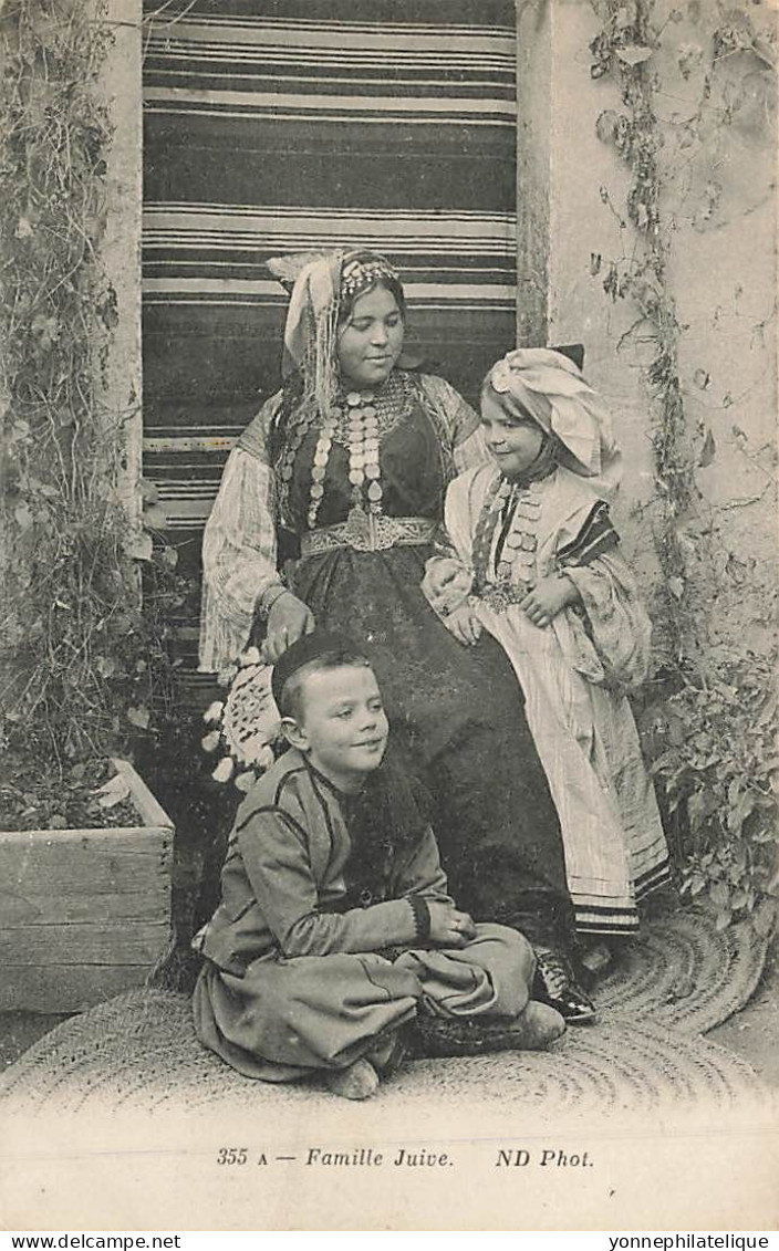 JUDAÏCA - JEWISH - ALGÉRIE - Famille Juive - Jud-325 - Judaika