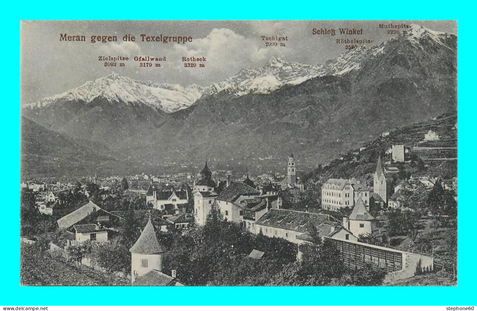 A909 / 167  MERAN Gegen Die Texeigruppe - Merano