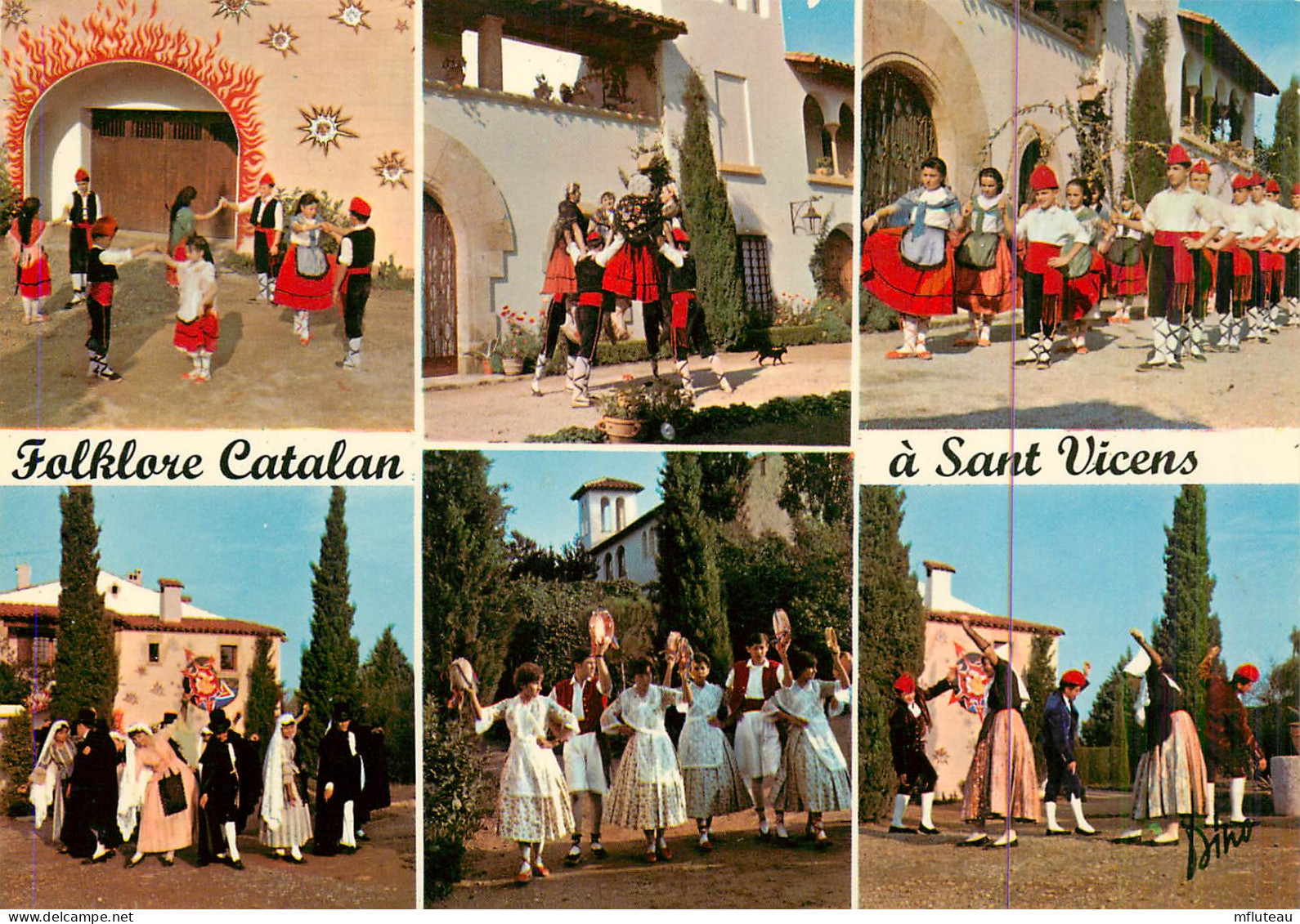 66* ST VICENS  Ballets Catalans « joventut » Multi Vues  (CPSM 10x15cm)     RL18,0719 - Dans